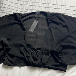 Lulus front tied shirt